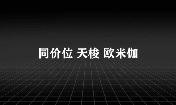 同价位 天梭 欧米伽