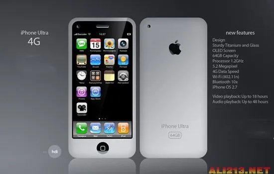 09年网传的iPhone5概念图很帅！iPhone5弱爆了