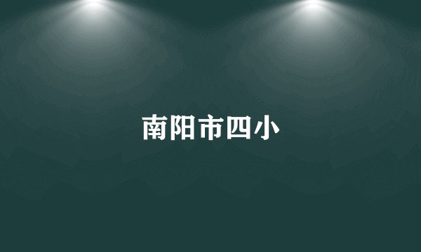 南阳市四小