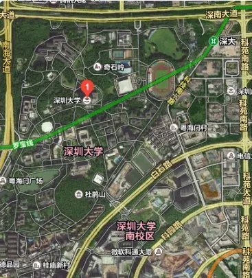 深圳大学,从高看是八卦图吗?