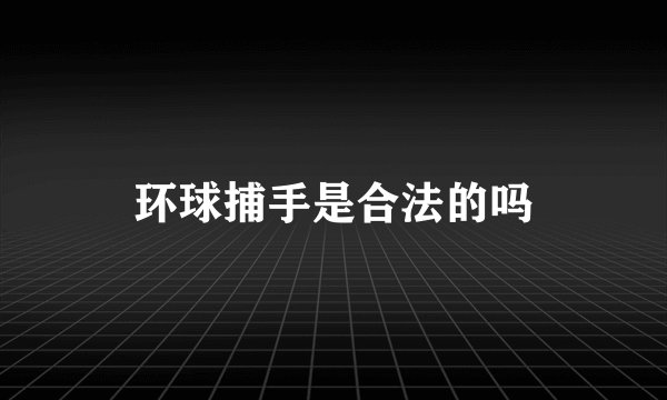 环球捕手是合法的吗