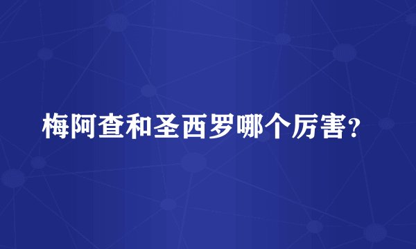 梅阿查和圣西罗哪个厉害？
