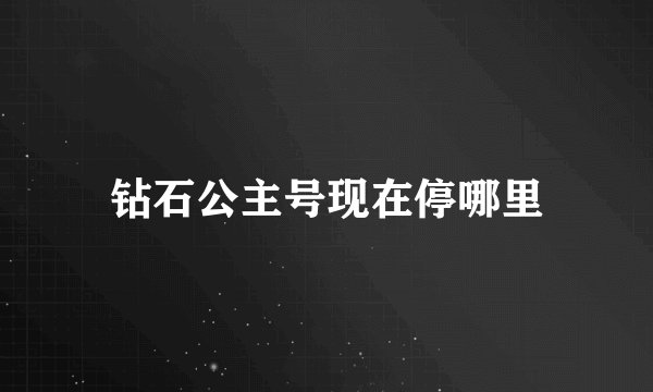钻石公主号现在停哪里