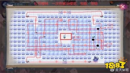 阴阳师松月樱林路线怎么走 松月樱林路线走法技巧