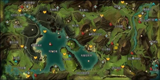 激战2凯席斯山探索点有哪些?