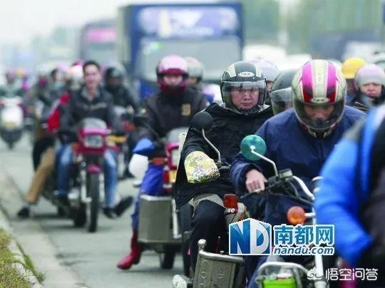 每年广东都有一批摩托返乡大军回家乡,你们怎么看?