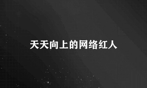 天天向上的网络红人