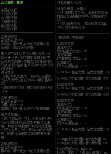 dnf女鬼剑士流浪武士装备选择