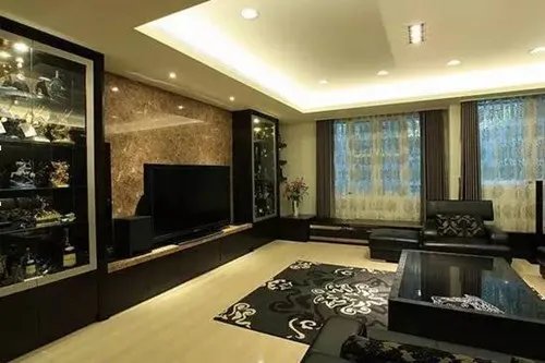 用瓷砖做电视背景墙效果图欣赏 装修必看