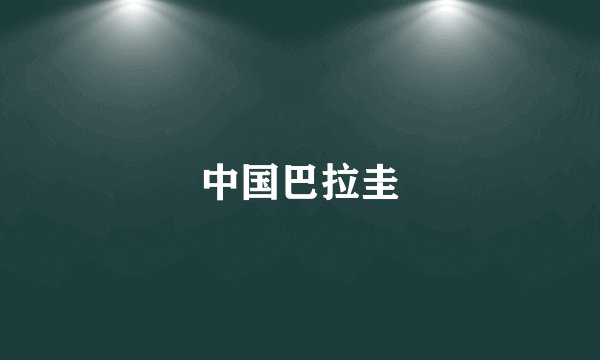 中国巴拉圭