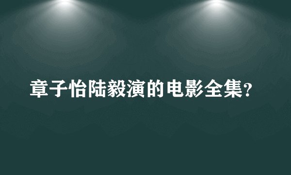 章子怡陆毅演的电影全集？