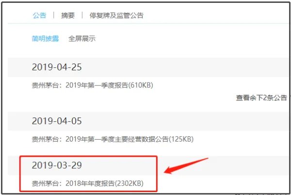 巨潮资讯网查上市公司年报