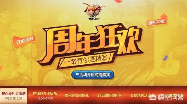 dnf周年庆活动会有什么?