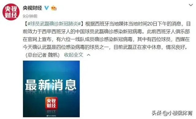 感染上病毒的武磊,治愈后是否有可能结束海外留学,返回中超?