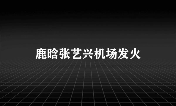 鹿晗张艺兴机场发火