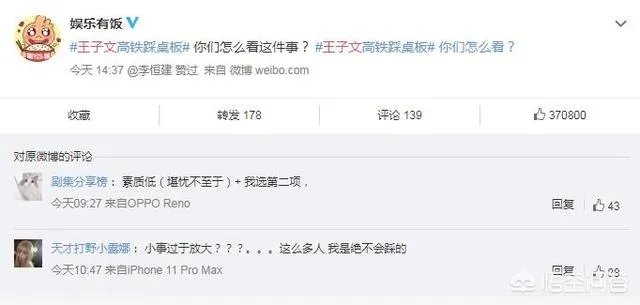 王子文高铁踩桌板是否应该被谴责?