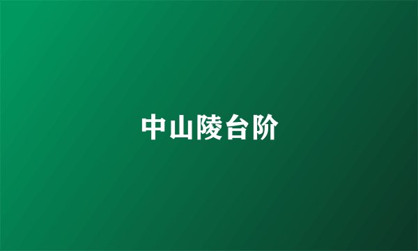 中山陵台阶